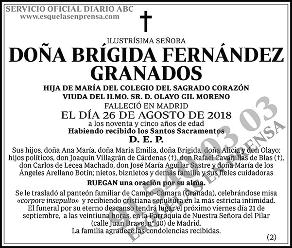 Brígida Fernández Granados